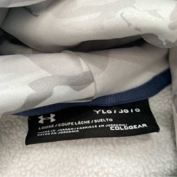 Under Armour ColdGear Boys Hoodie Loose Size YLG - Picture 8 of 9